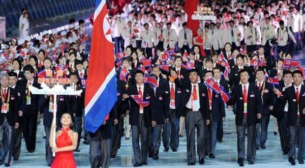 ▲ 과거 아시안게임에 참가한 북한 선수단. [자료사진]