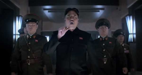 ▲ 헐리우드 코미디 영화 '인터뷰' 중 김정은. 극중 김정은은 멍청한 독재자로 묘사될 것으로 보인다. [사진: 영화 '인터뷰' 예고편 캡쳐]