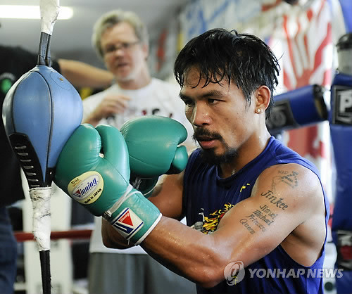 ▲ 매니 파퀴아오.ⓒ연합뉴스