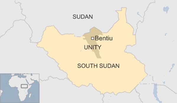 ▲ 유엔의 Mi-8 수송헬기가 추락한 지역. [그래픽: 英BBC 해당보도화면 캡쳐]