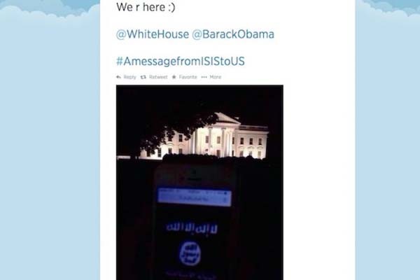 미국의 IS 공습설이 나오자 IS 조직원이 트위터에 올린 인증샷 [사진: IS 조직원 트위터 캡쳐]