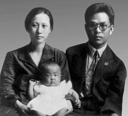 ▲ 1929년 모스크바 공산대학 유학시절의 공산주의자 박헌영과 주세죽 부부. 대한민국 노무현 정부는 지난 2007년 3월 88주년 3·1절을 맞아 주세죽에게 건국훈장 애족장을 수여했다.