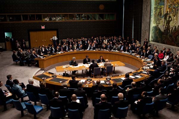 ▲ 유엔 안보리는 예멘 후티 반군 등에게 대화에 나설 것을 권고하는 의장 성명을 채택했다. 사진은 평소 유엔 안보리 회의 모습 [사진: 위키피디아]