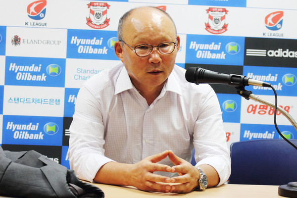 ▲ 박항서 감독.ⓒ상주 상무