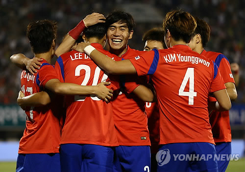 ▲ 대한민국 대표선수들.ⓒ연합뉴스