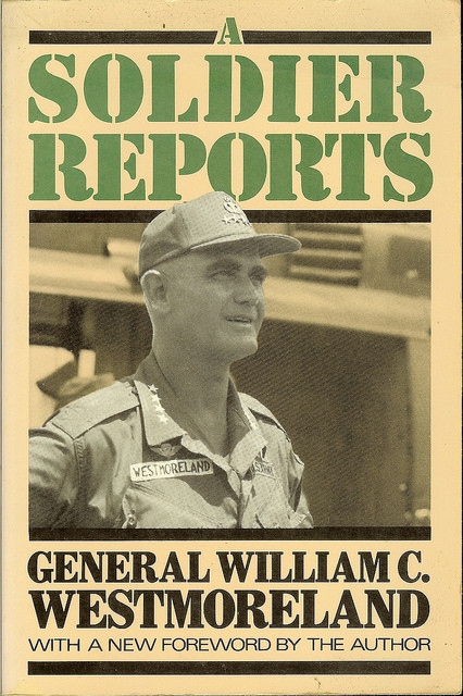 ▲ 웨스트모어랜드 장군의 회고록 'A Soldier Reports' 표지ⓒ