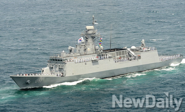 ▲ 차기호위함 '인천함'.ⓒ해군