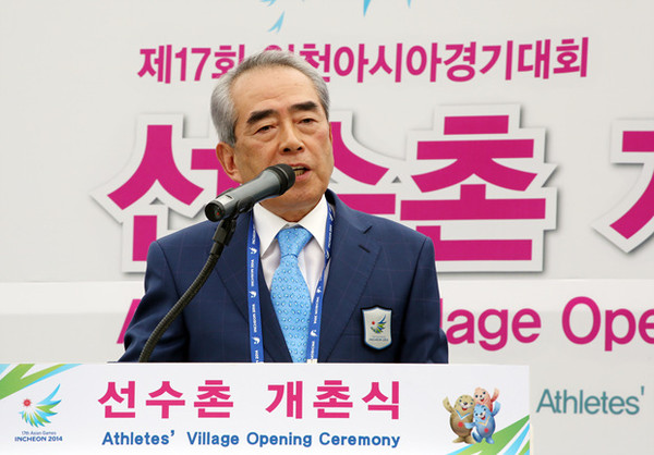 ▲ 김영수 인천아시안게임 조직위원장.ⓒ인천AG조직위