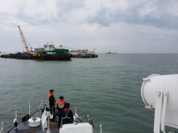 ▲ 좌측 선박이 현대 보령호이다