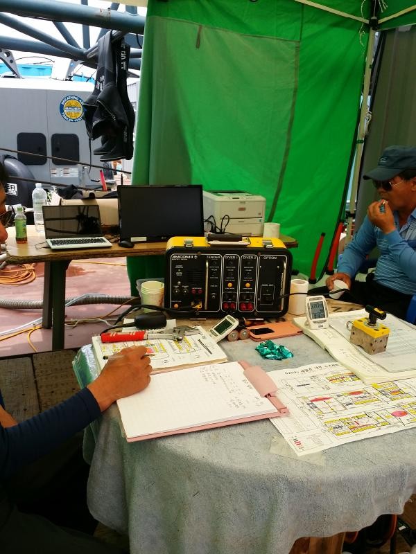 ▲ 다이빙 플랫폼 테이블 全景