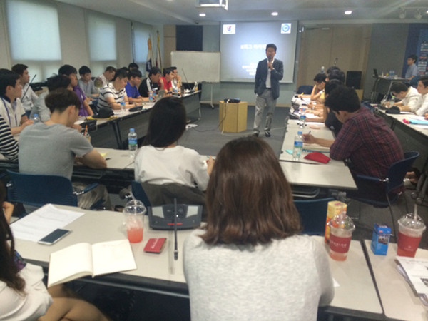 ▲ 축구산업아카데미 6주차 교육.ⓒ프로축구연맹