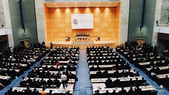 ▲ WTO 총회 모습ⓒ뉴데일리 DB
