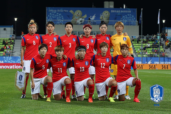 ▲ 대한민국 여자 축구대표팀.ⓒ대한축구협회