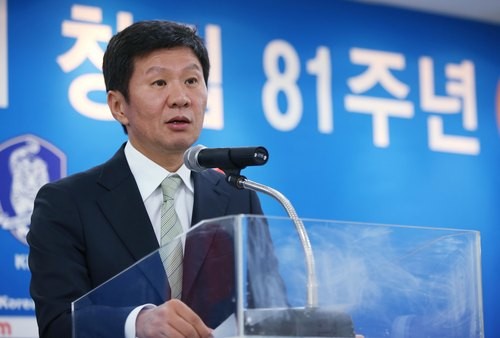 ▲ 정몽규 대한축구협회장.ⓒ대한축구협회