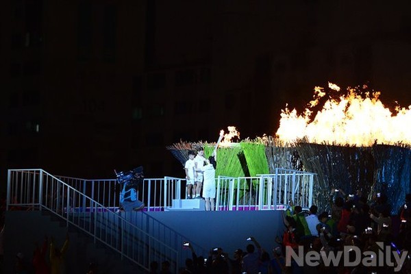 ▲ 인천 아시안게임 성화.ⓒ뉴데일리DB