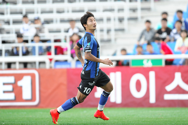 ▲ 인천 유나이티드 공격수 이천수 선수.ⓒ인천 유나이티드