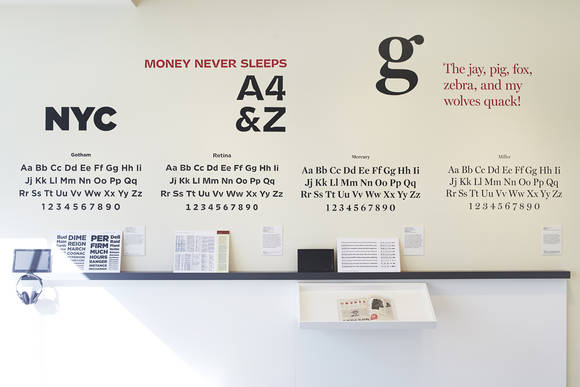 ▲ 서울 가회동에 위치한 현대카드 디자인 라이브러리에서 '디지털 서체전'이 열렸다. ⓒ 현대카드