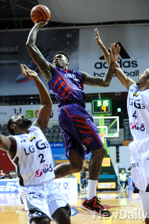 ▲ 길렌워터 선수.ⓒ프로농구연맹