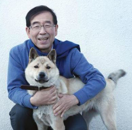 ▲ 박원순 시장의 애완견.ⓒ 박원순 시장 카카오스토리
