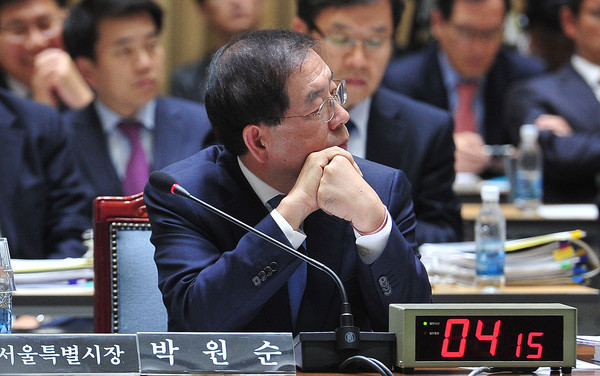 ▲ 박원순 서울시장.ⓒ 뉴데일리 정재훈 기자