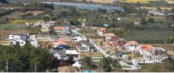 ▲ 문경시 전원마을 전경ⓒ문경시 제공