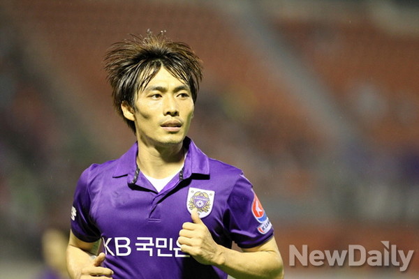 ▲ FC안양의 변성환 선수.ⓒFC안양