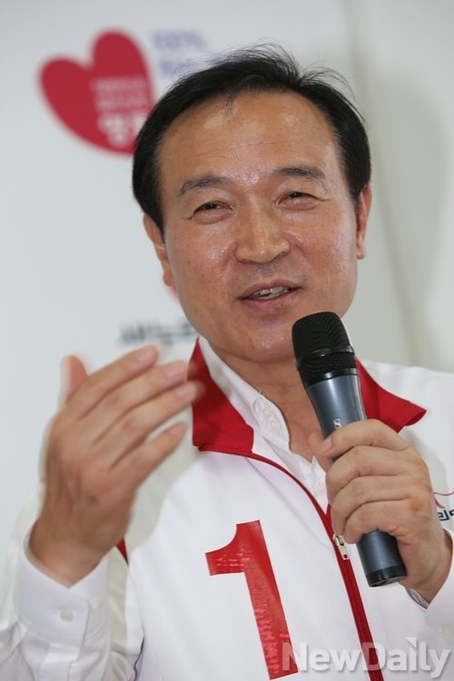 ▲ 임태희 前 대한배구협회장.ⓒ뉴데일리 정재훈 사진기자