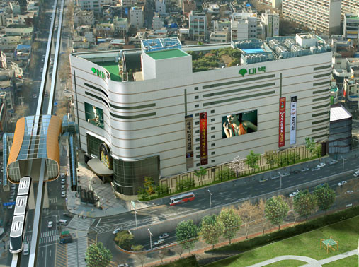 ▲ 대백프라자 전경ⓒ대백 제공