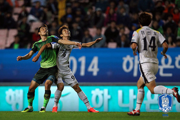 ▲ 전북 현대 모터스와 성남FC의 FA컵 4강전이 열린 전주월드컵경기장 현장.ⓒ대한축구협회