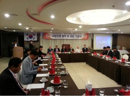 ▲ 원전대안으로 각광받는 플라즈마 발전소 건립을 위한 부울경 창립기념식이 최근 부산에서 열렸다.ⓒ그린사이언스 제공