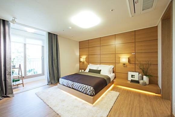 ▲ 현대건설이 오는 24일 경기 수원 영통구 망포동 일원에 분양 예정인 '힐스테이트 영통' 모델하우스 내 유니트.ⓒ현대건설