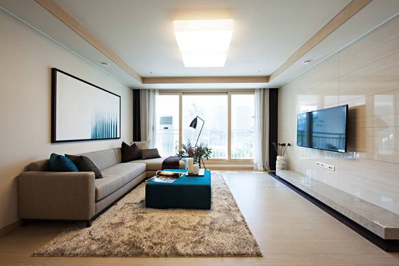 ▲ 현대건설이 오는 24일 경기 수원 영통구 망포동 일원에 분양 예정인 '힐스테이트 영통' 모델하우스 내 유니트.ⓒ현대건설