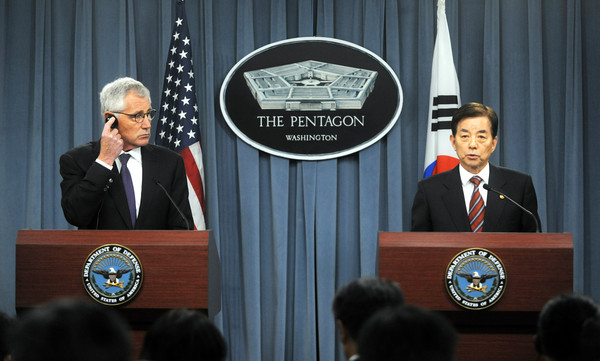 ▲ 제46차 한미 안보협의회의(SCM) 공동기자회견모습.ⓒ국방부