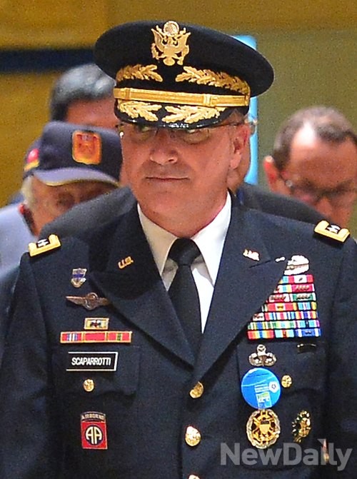 ▲ 스캐퍼로티 주한미군사령관.ⓒ뉴데일리DB