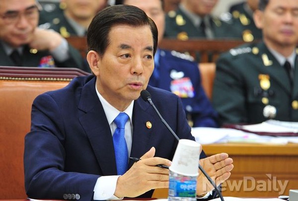 ▲ 한민구 국방부 장관.ⓒ뉴데일리DB