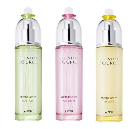 ▲ 어퓨 에센셜 소스 마이크로 에센스3종ⓒ에이블씨엔씨