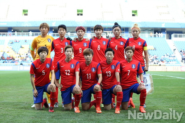 ▲ 대한민국 여자 축구대표팀.ⓒ대한축구협회