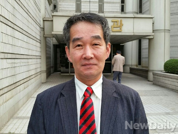 ▲ 박원순 시장이 자신을 '모욕'했다며 고소한 강재천 민보상법개정추진 본부장.ⓒ 뉴데일리DB