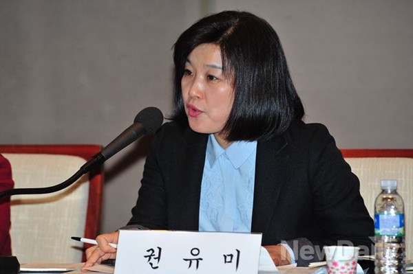 ▲ 권유미 블루유니온 대표는 재미종북세력들에 대해 실제로 대응행동에 나선 첫번째 인물이다. ⓒ뉴데일리 이종현