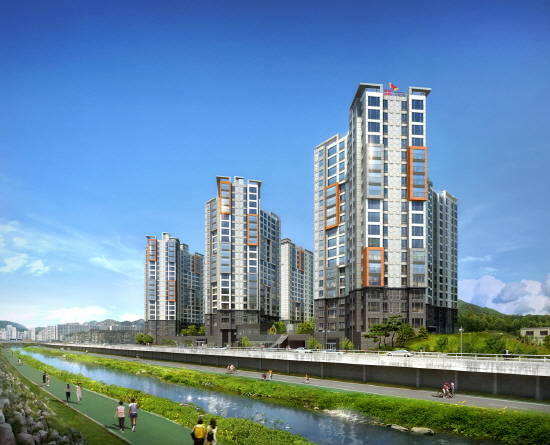 ▲ SK건설은 서울 노원구 월계동에서 '꿈의숲 SK VIEW(뷰)'를 분양 중이다. 월계동 일대에서는 8년만에 선보이는 신규 아파트로 수요자들의 관심을 집중시키고 있다.ⓒSK건설
