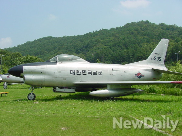▲ 대한민국 공군 F-86D 세이버.ⓒ공군제공