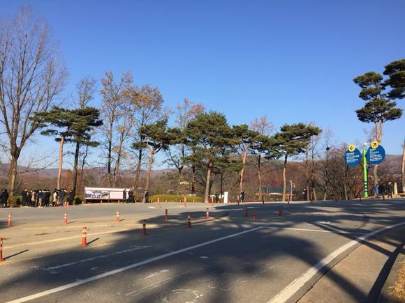 ▲ 故이병철 삼성 창업주의 27주기 추도식이 열린 호암미술관 인근 선영 전경 ⓒ뉴데일리경제