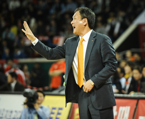 ▲ 울산 모비스 피버스의 유재학 감독.ⓒ프로농구연맹