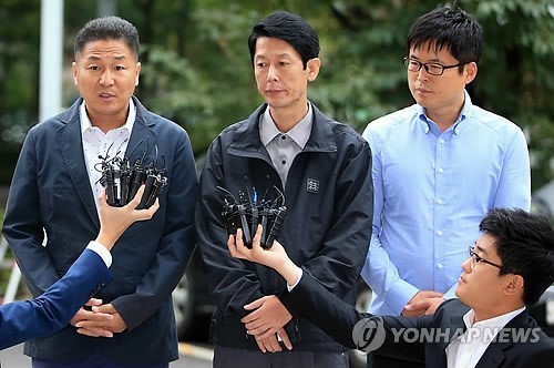 ▲ 대리기사와 행인들을 폭행한 혐의(폭력행위 등 처벌에 관한 법률 위반(공동상해))로 구속영장이 청구된 김병권 전 세월호가족대책위원회 위원장, 김형기 전 수석부위원장, 한상철 전 대외협력분과 부위원장 (자료사진) ⓒ 연합뉴스 무단전재 및 재배포금지