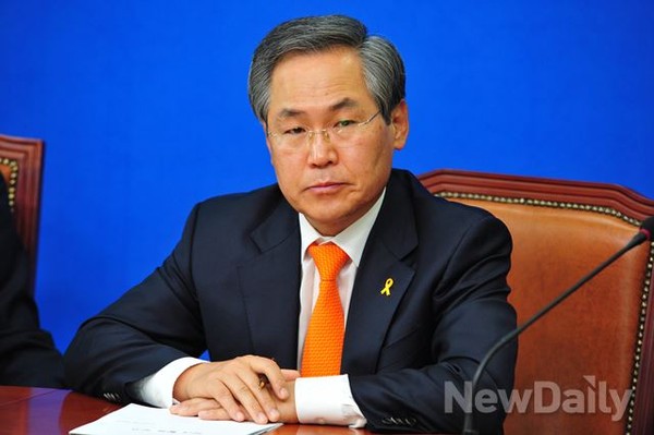 ▲ 새정치민주연합 우윤근 원내대표. ⓒ뉴데일리 이종현 기자