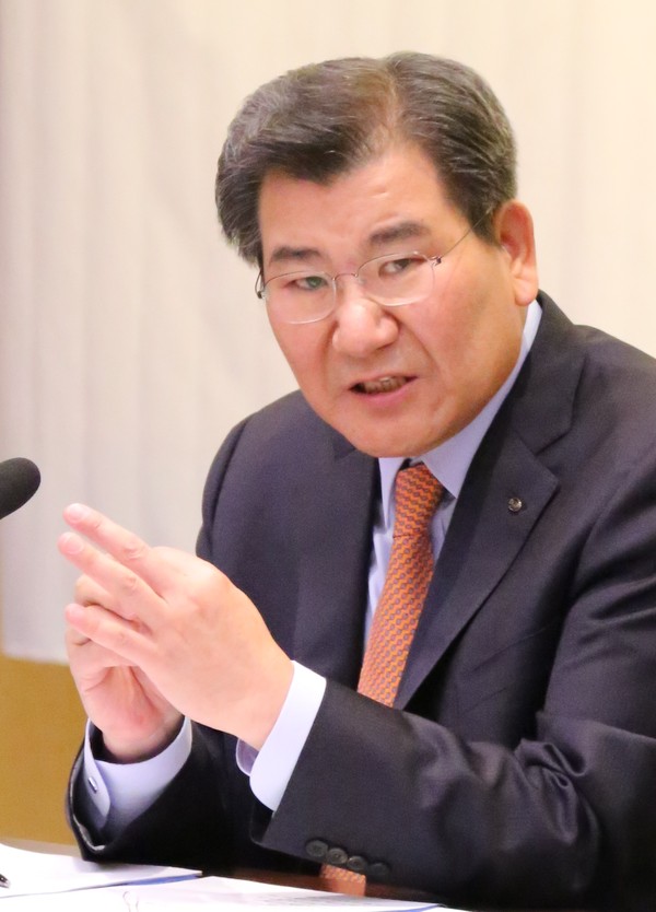 ▲ 박인규 DGB금융그룹 회장은 대구은행을 지역밀착형 금융그룹으로 도약시키겠다는 포부를 밝혔다.ⓒ아시아포럼21 제공