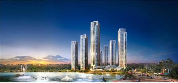 ▲ 서청주 센트럴파크 투시도.ⓒ한국토지신탁