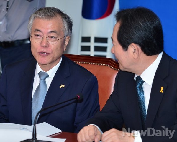 ▲ 새정치민주연합 문재인 비상대책위원. ⓒ뉴데일리 정상윤 기자