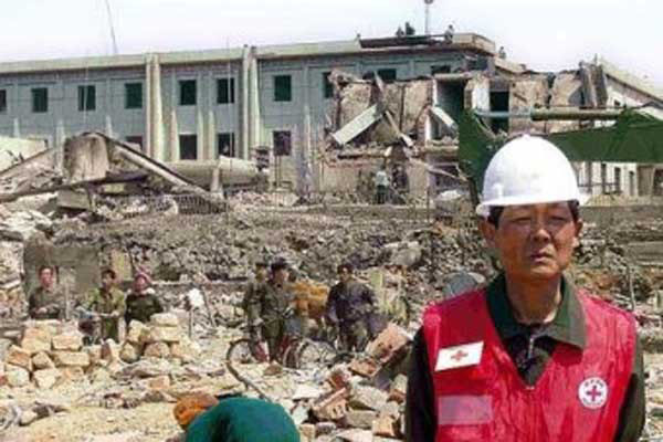 ▲ 2004년 4월 북한 남포열차 사고 당시 현장 모습. 모사드의 공작으로 추정된다. ⓒ北선전매체 보도화면 캡쳐