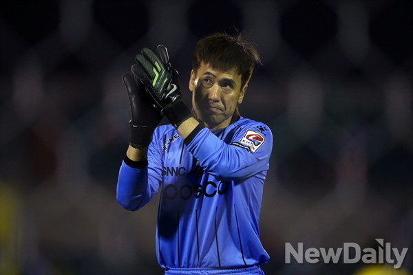 ▲ 김병지 선수.ⓒ프로축구연맹